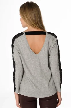 Pull/Sweatshirt Femme Kaporal Buro Medium Grey Mel