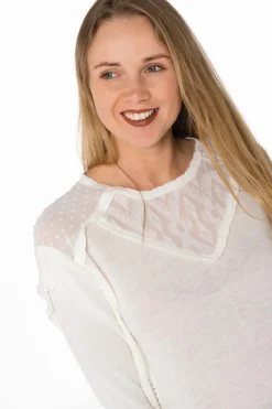 Pull/Sweatshirt Femme Kaporal Bulky Off White
