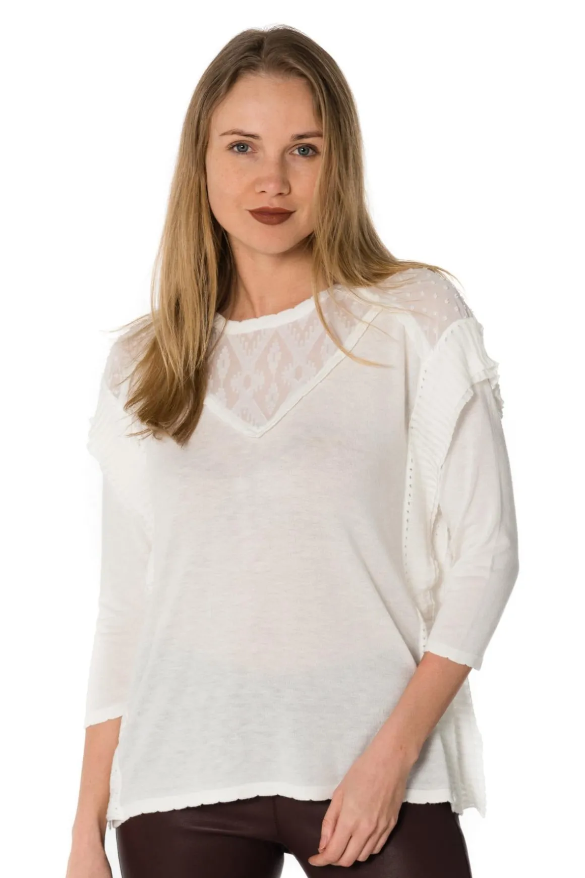 Pull/Sweatshirt Femme Kaporal Bulky Off White