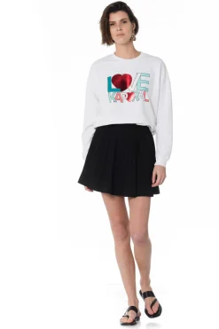 Pull/Sweatshirt Femme Kaporal Brant White