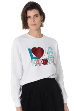 Pull/Sweatshirt Femme Kaporal Brant White