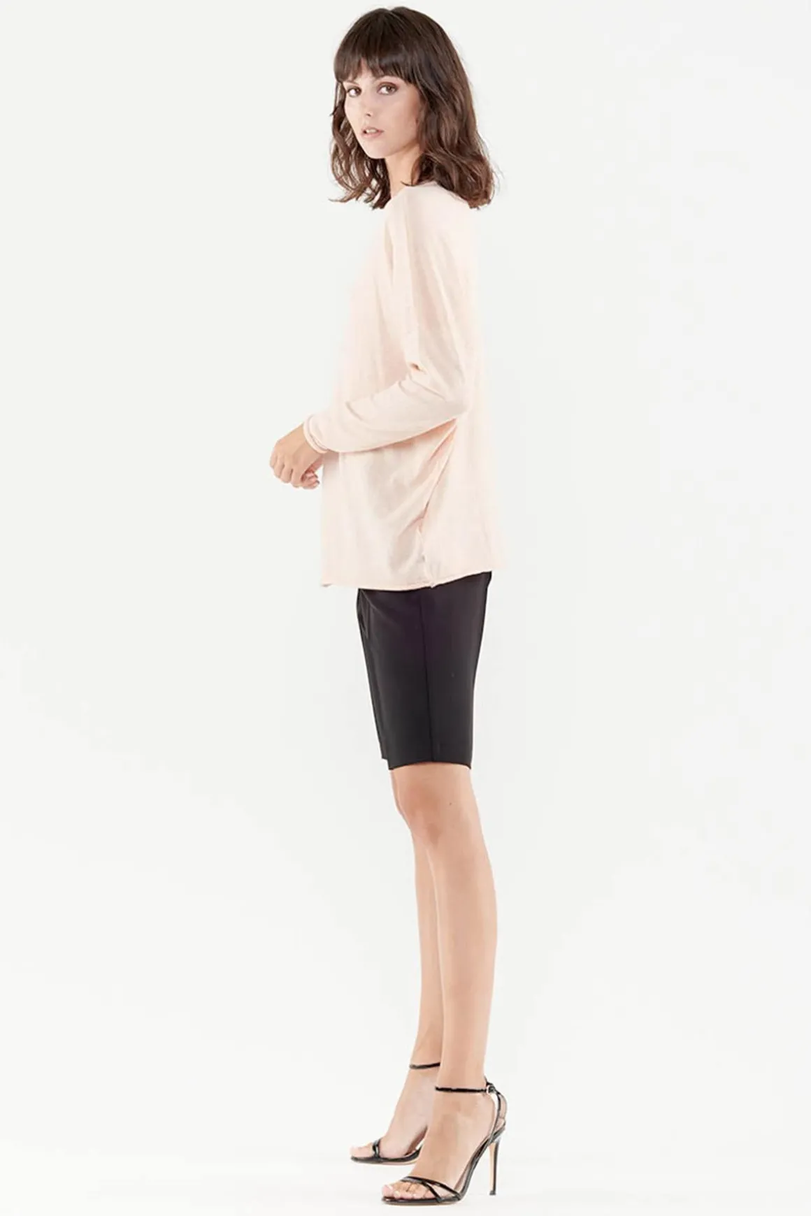 Pull/Sweatshirt Femme Le Temps Des Cerises Pull F Manae Cream Tan