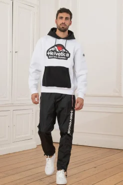 Pull/Sweatshirt Homme Helvetica Mountain Pioneers Wingo White