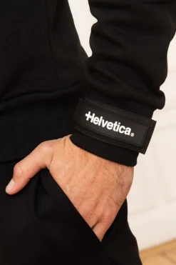 Pull/Sweatshirt Homme Helvetica Mountain Pioneers Manday Black