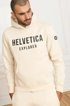 Pull/Sweatshirt Homme Helvetica Mountain Pioneers Laun Cream