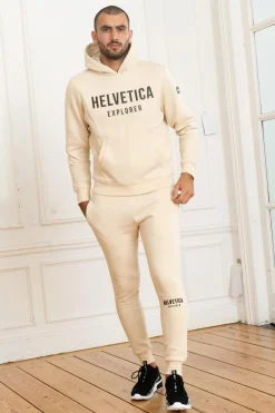Pull/Sweatshirt Homme Helvetica Mountain Pioneers Laun Cream