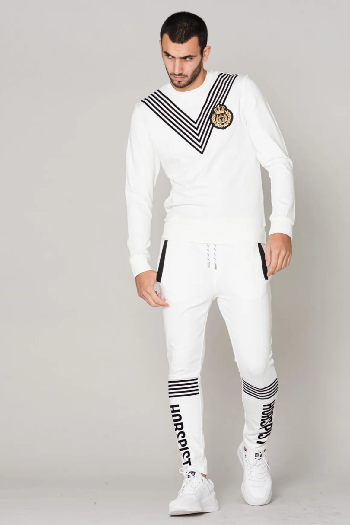 Pull/Sweatshirt Homme Horspist Diego White