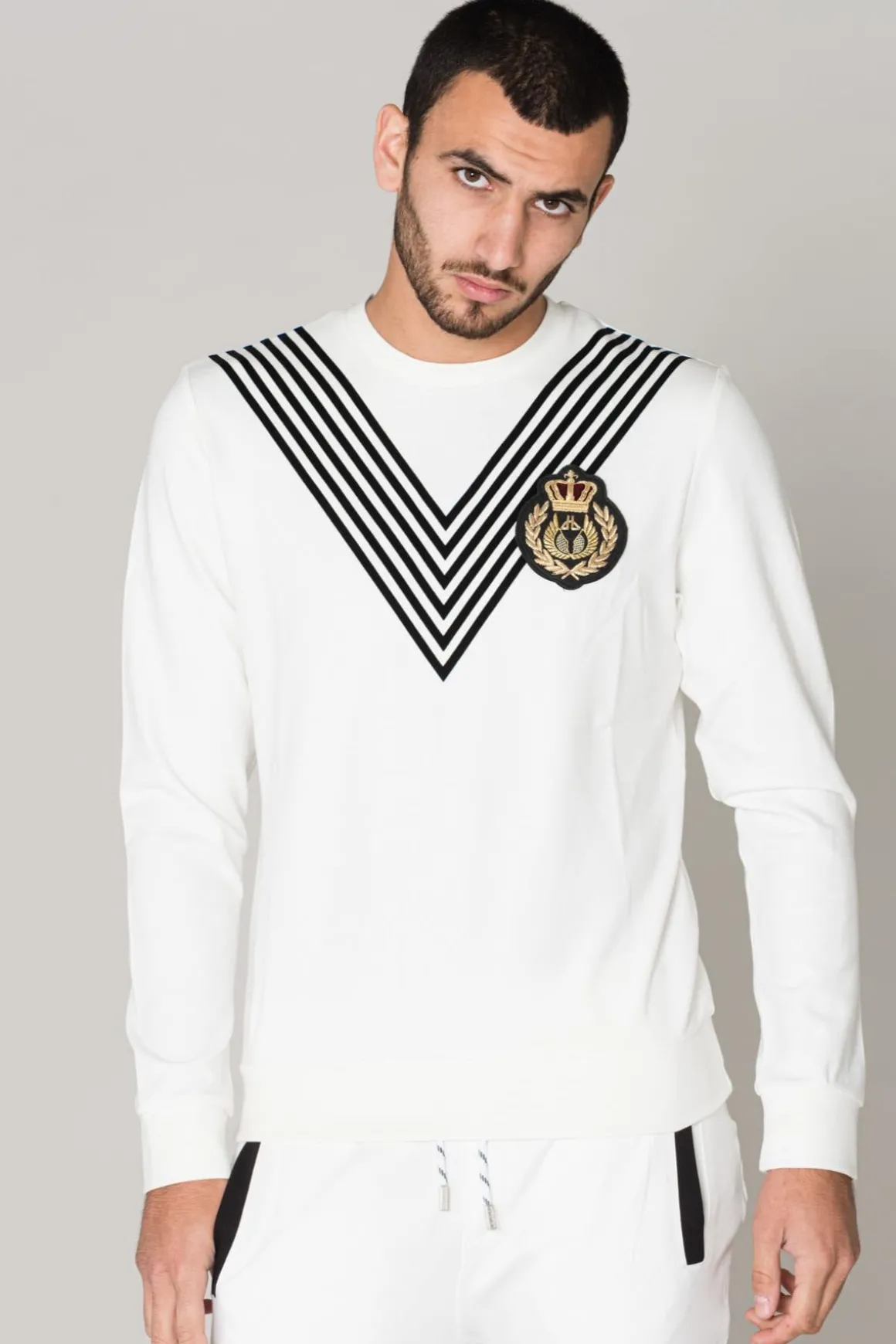 Pull/Sweatshirt Homme Horspist Diego White