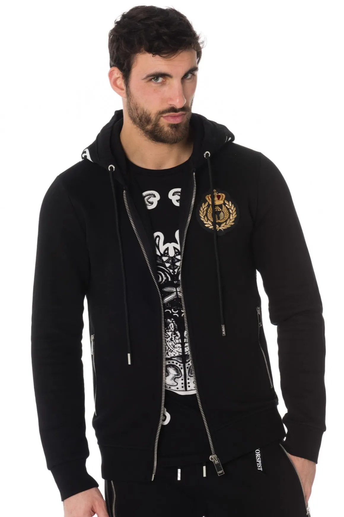 Pull/Sweatshirt Homme Horspist Stone M300 Black