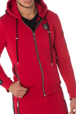 Pull/Sweatshirt Homme Horspist Snap Red