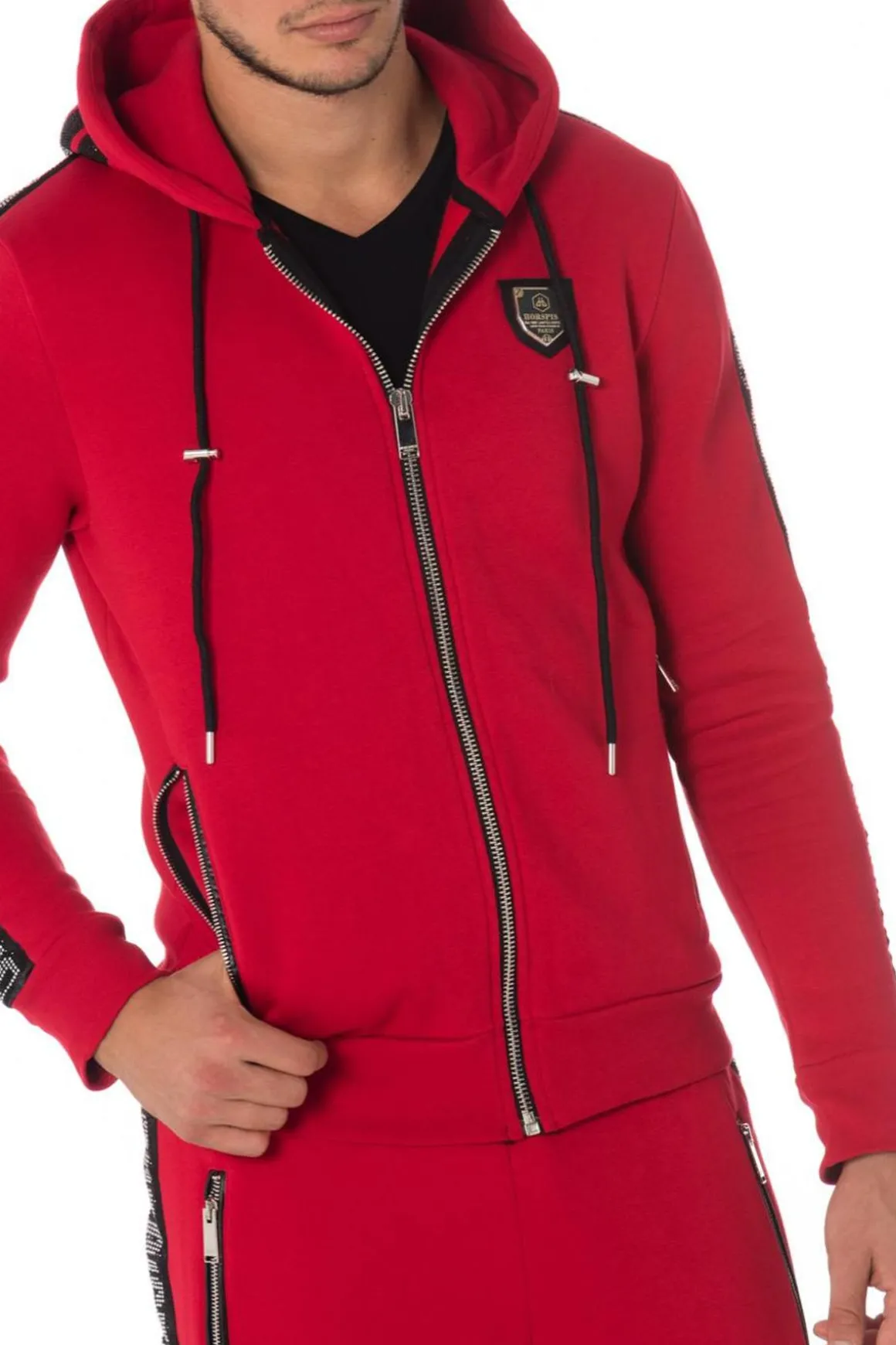 Pull/Sweatshirt Homme Horspist Snap Red