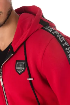 Pull/Sweatshirt Homme Horspist Snap Red
