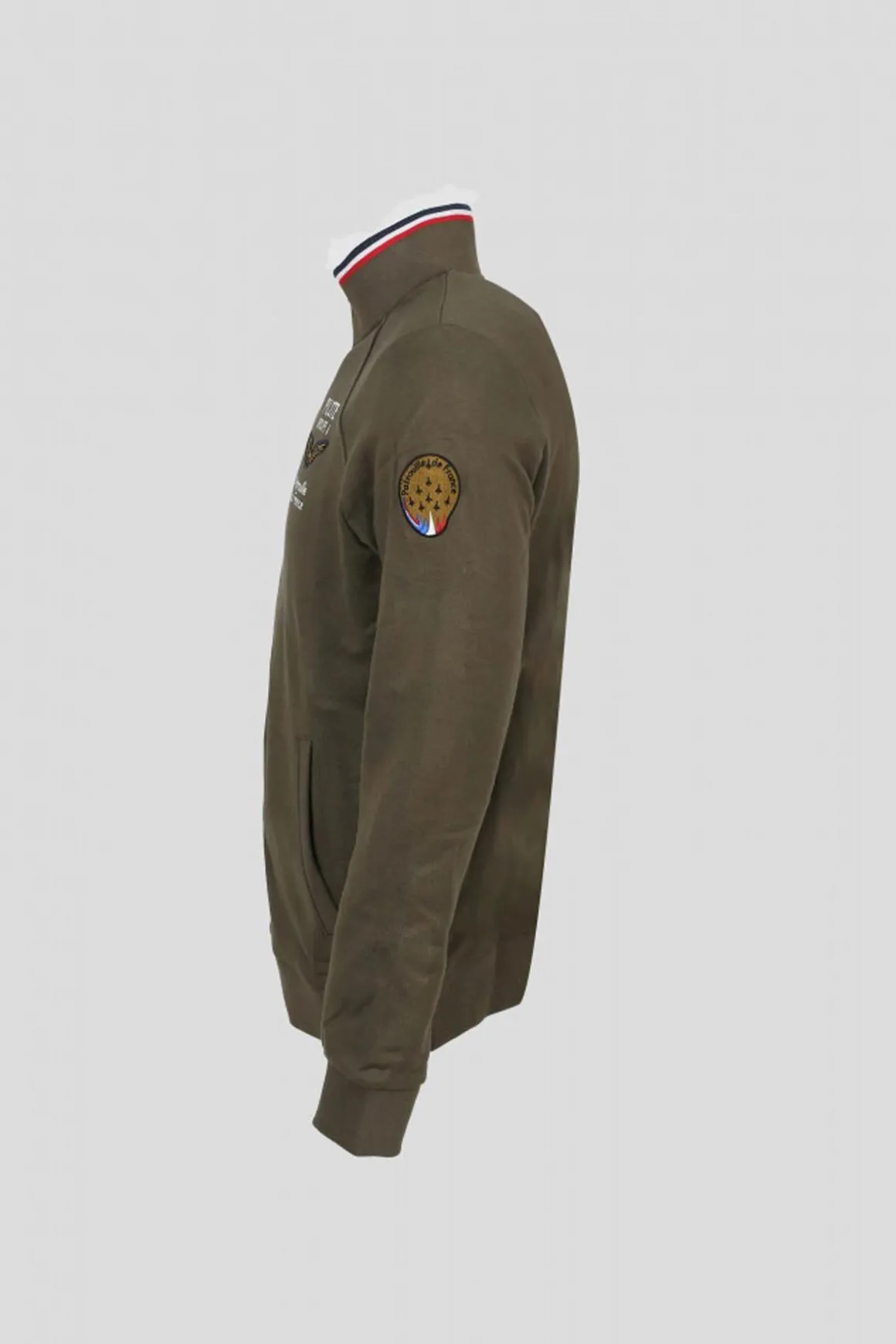 Pull/Sweatshirt Homme Patrouille De France Active French Khaki