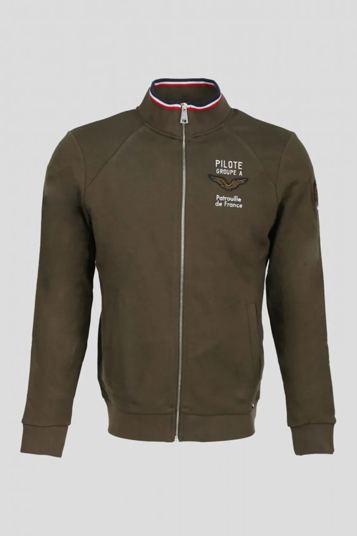 Pull/Sweatshirt Homme Patrouille De France Active French Khaki