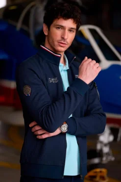 Pull/Sweatshirt Homme Patrouille De France Cockpit Supreme Navy Blue
