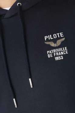 Pull/Sweatshirt Homme Patrouille De France Fact French Navy Blue
