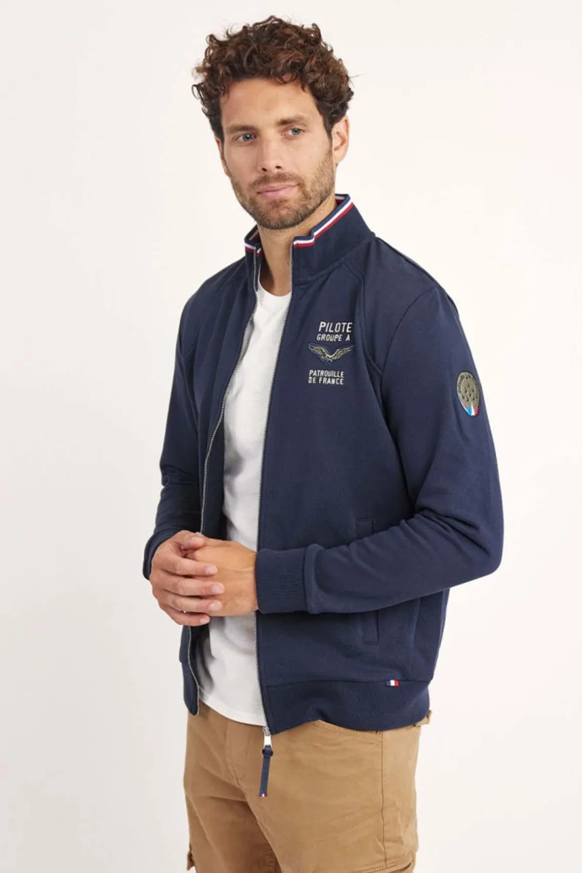 Pull/Sweatshirt Homme Patrouille De France Active French Navy Blue