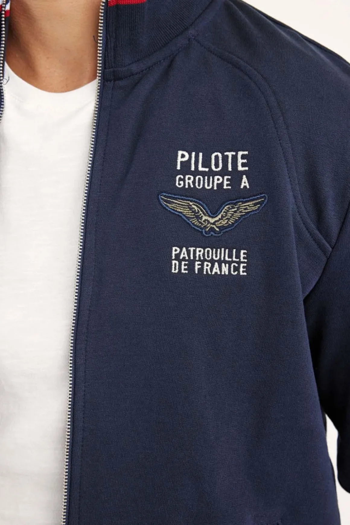 Pull/Sweatshirt Homme Patrouille De France Active French Navy Blue