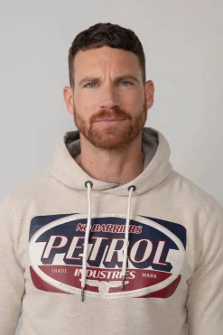 Pull/Sweatshirt Homme Petrol Industries Swh300 0009 Antique White Melee