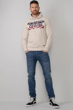 Pull/Sweatshirt Homme Petrol Industries Swh300 0009 Antique White Melee