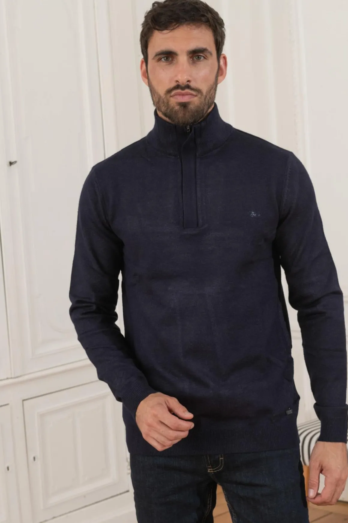 Pull/Sweatshirt Homme Petrol Industries Kwc268 5147 Dark Petrol