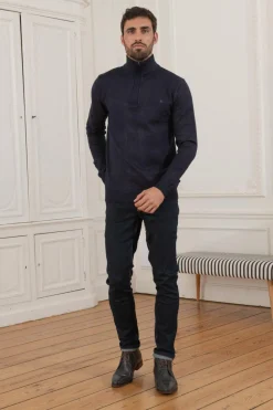 Pull/Sweatshirt Homme Petrol Industries Kwc268 5147 Dark Petrol