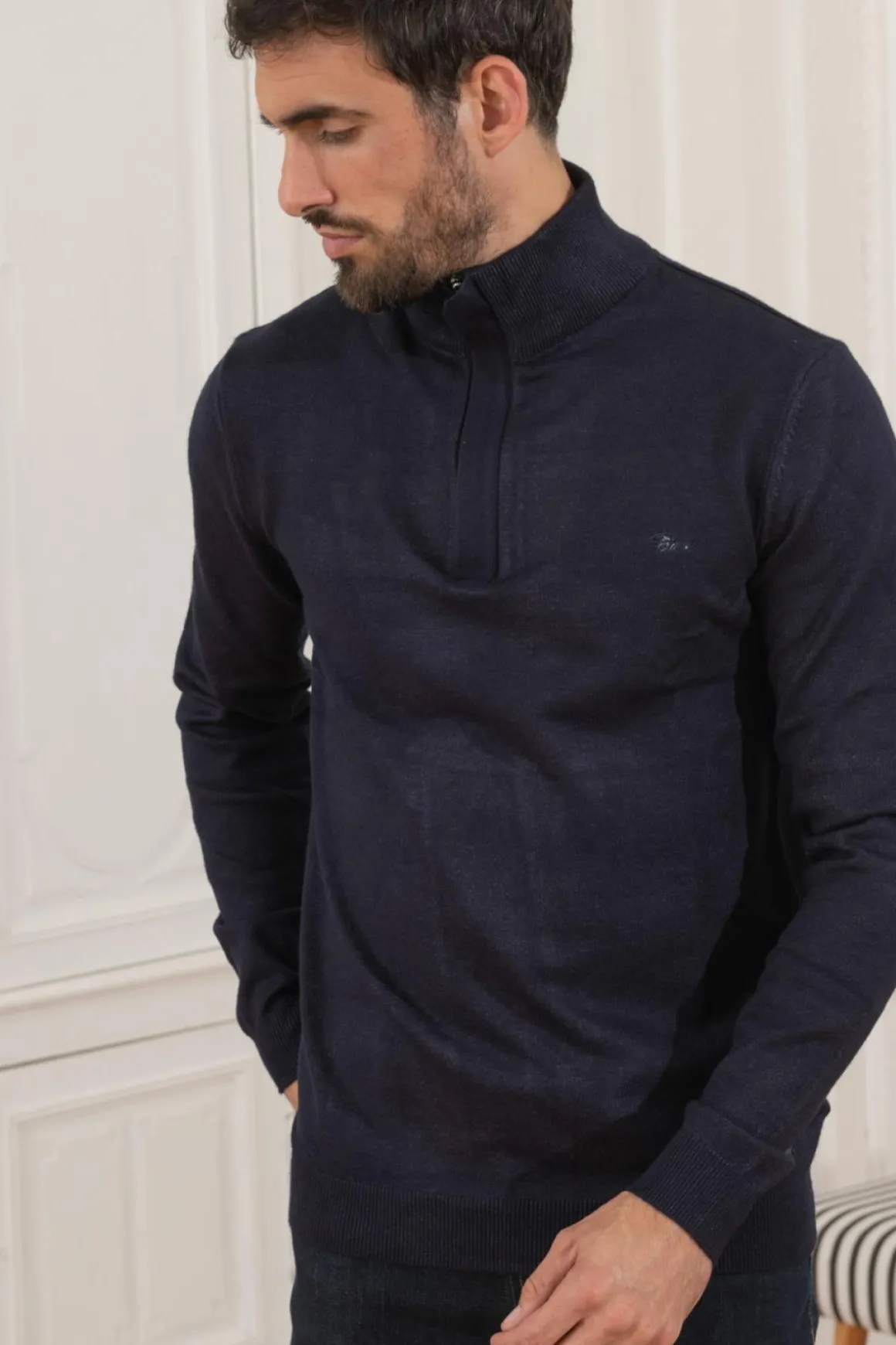 Pull/Sweatshirt Homme Petrol Industries Kwc268 5147 Dark Petrol