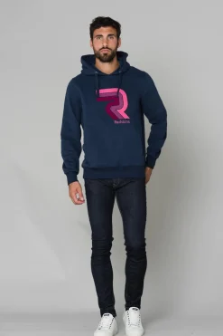 Pull/Sweatshirt Homme Redskins Sleeve Skyline Navy Blue