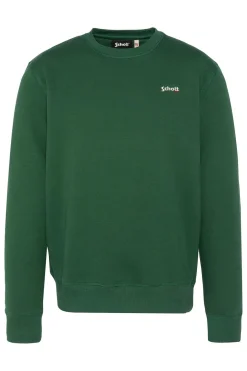 Pull/Sweatshirt Homme Schott Swcasual1 Green