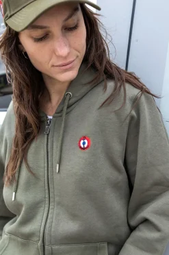 Pull/Sweatshirt Mixte Marine Nationale Dauphin Mn Khaki Green