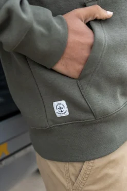 Pull/Sweatshirt Mixte Marine Nationale Dauphin Mn Khaki Green