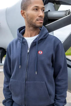 Pull/Sweatshirt Mixte Marine Nationale Dauphin Mn Navy