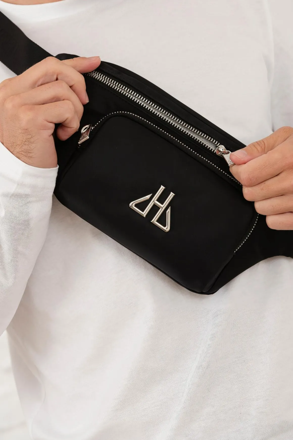Sacoche Homme Horspist Paname Black Nylon V2