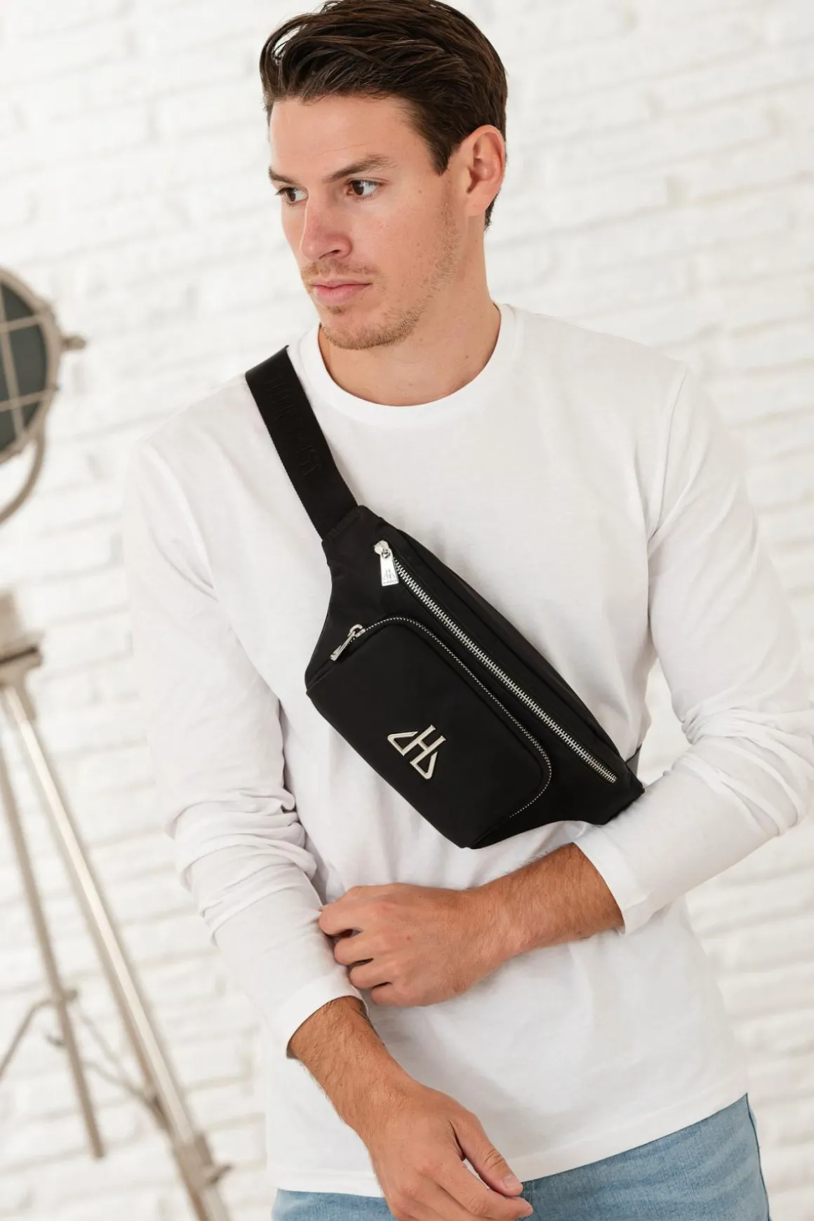 Sacoche Homme Horspist Paname Black Nylon V2