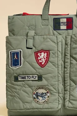 Sacs Homme Aeronautica Militare Bo1175Xct04298 07305 Verde Silva
