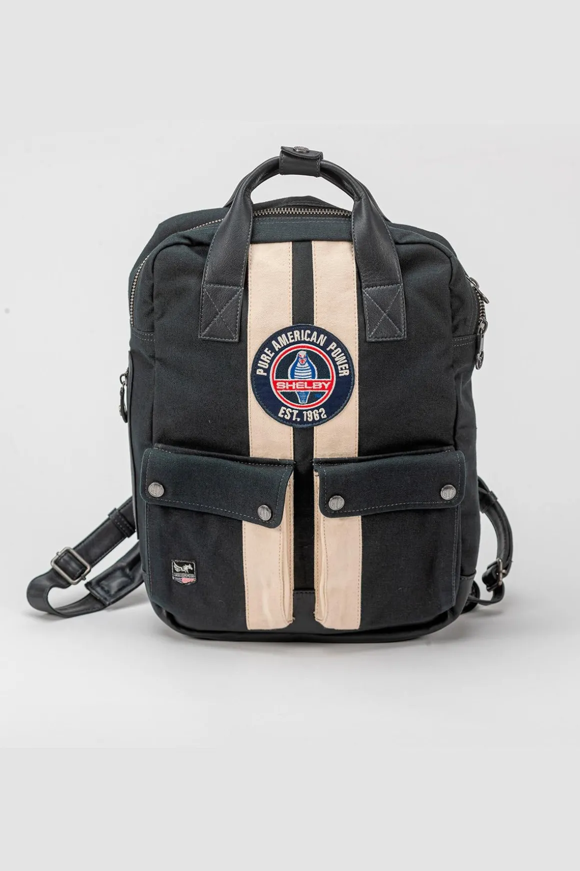 Sacs Homme Carroll Shelby Gt40 Canvas Backpack Navy