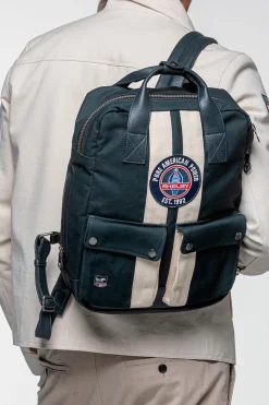 Sacs Homme Carroll Shelby Gt40 Canvas Backpack Navy