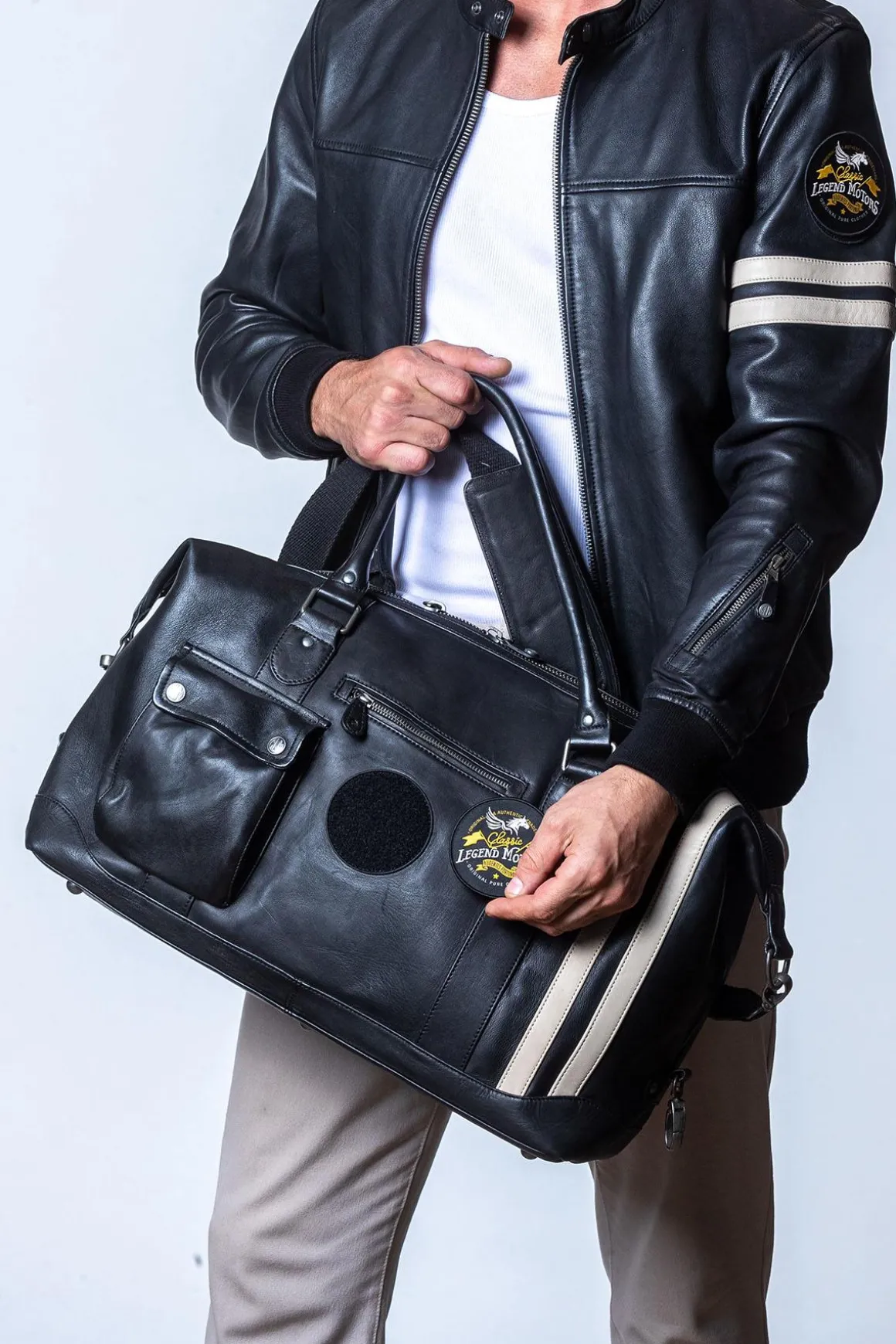 Sacs Homme Classic Legend Motors Gaston Clm 48H Black