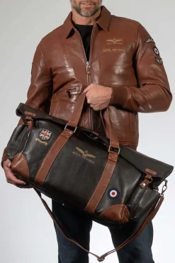 Sacs Homme Royal Air Force Bader3 Dark Brown