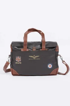 Sacs Homme Royal Air Force Crooks3 Dark Brown