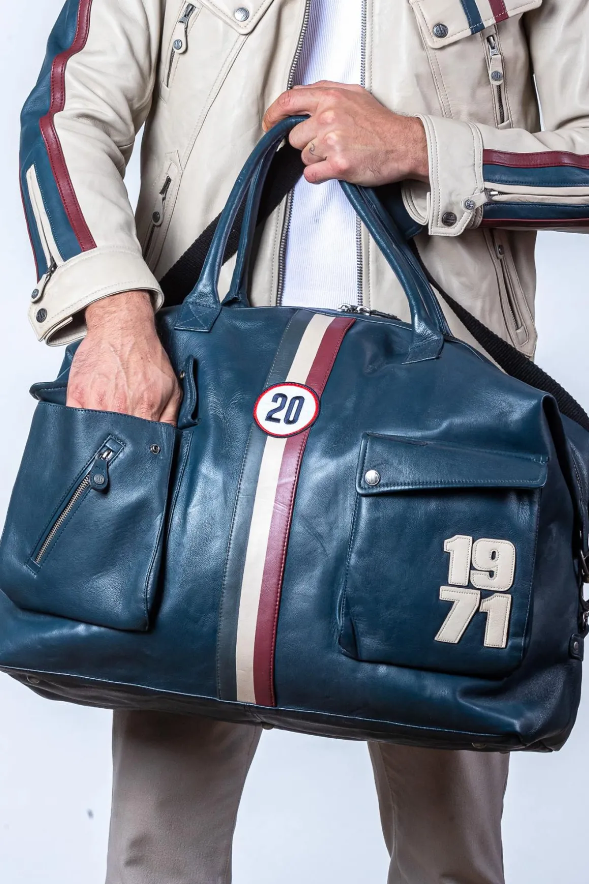 Sacs Homme Steve Mcqueen Dean6 72H Royal Blue