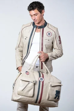 Sacs Homme Steve Mcqueen Dean6 72H Ecru