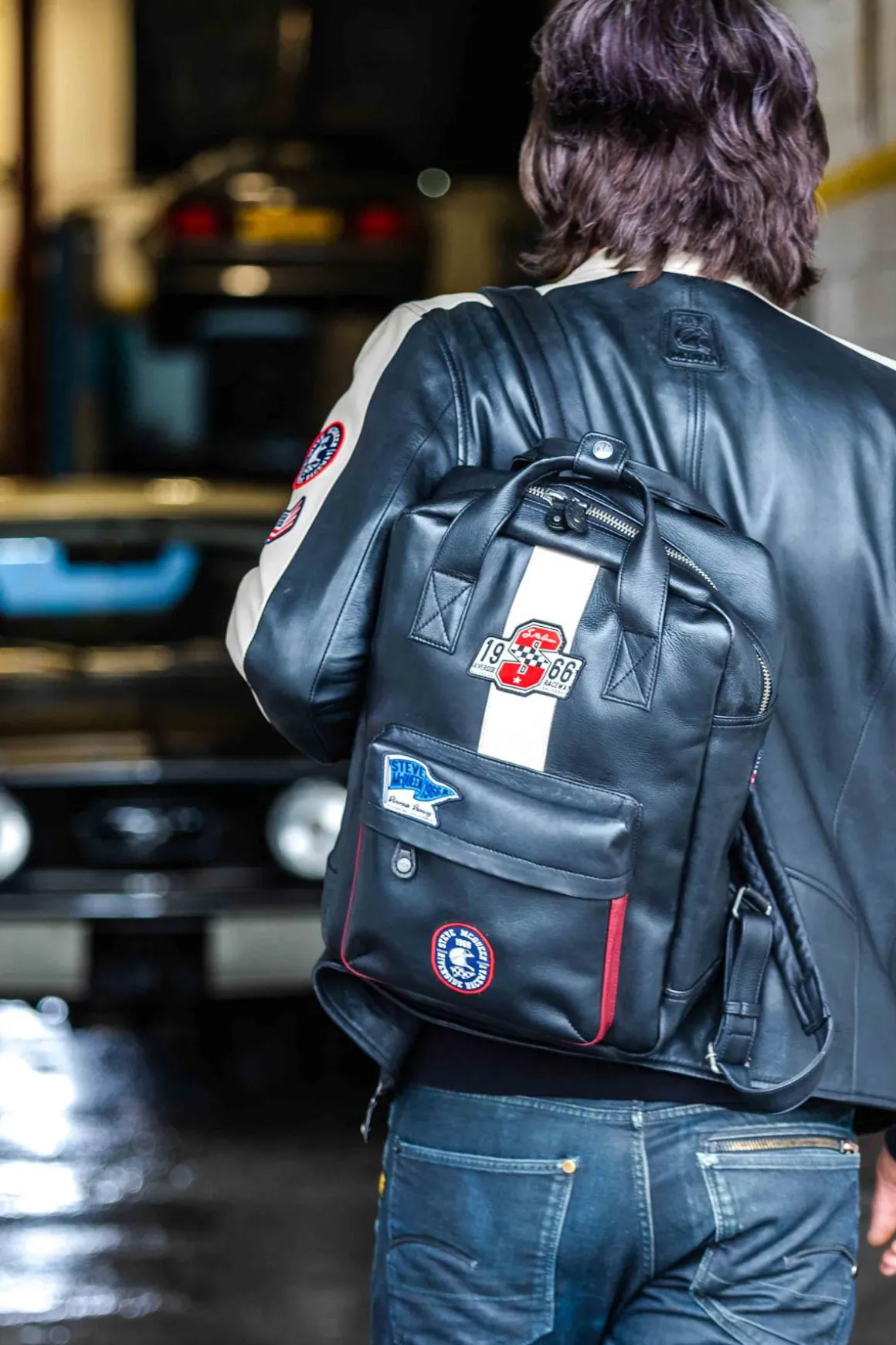 Sacs Homme Steve Mcqueen Nine Backpack Black