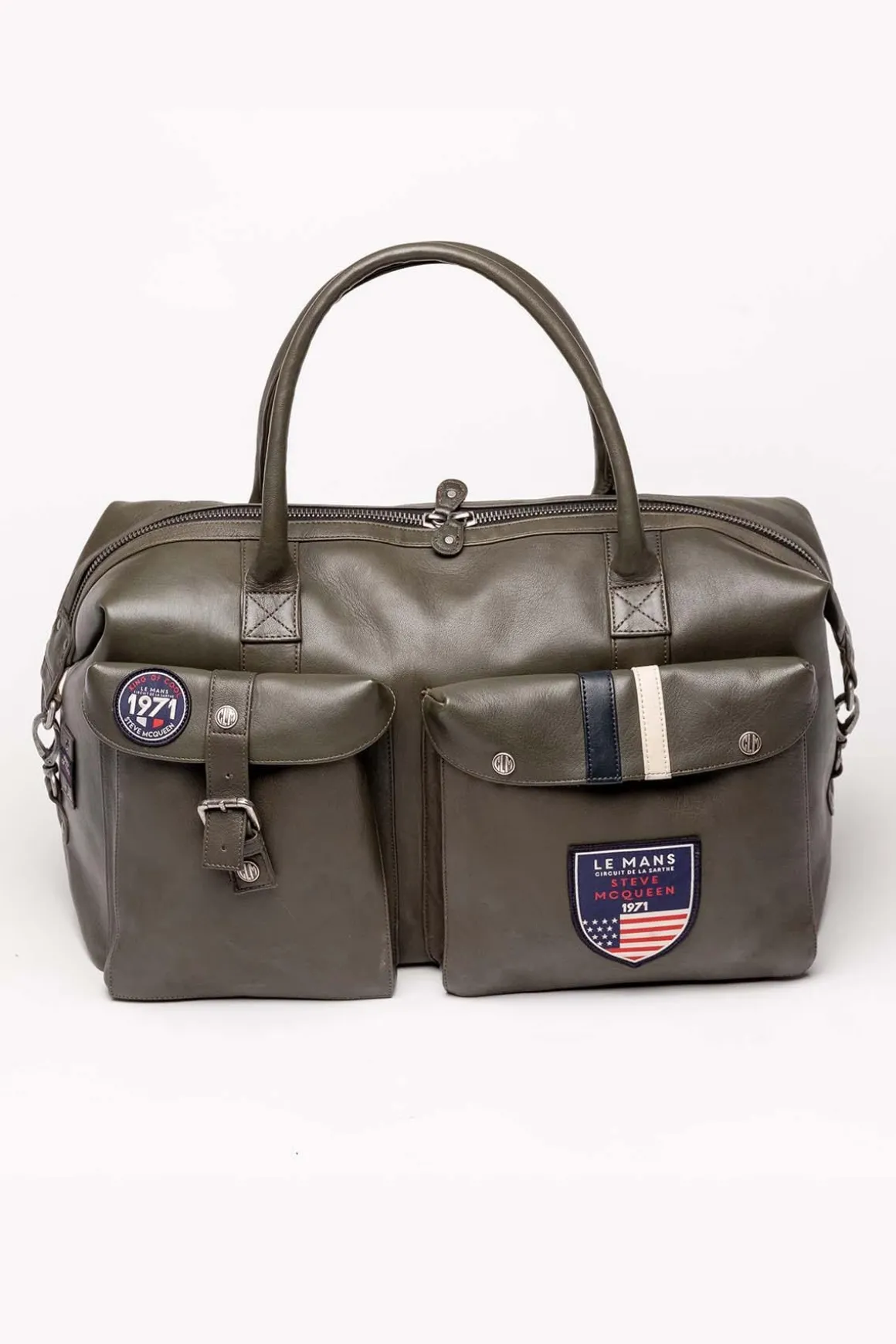 Sacs Homme Steve Mcqueen Nolan3 48H Bag Dark Kaki