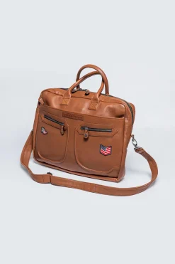 Sacs Homme Steve Mcqueen Terrance Messenger Tobacco
