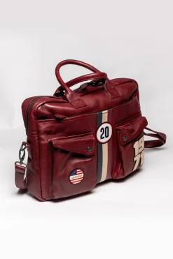 Sacs Homme Steve Mcqueen Wayne6 Messenger Dark Red