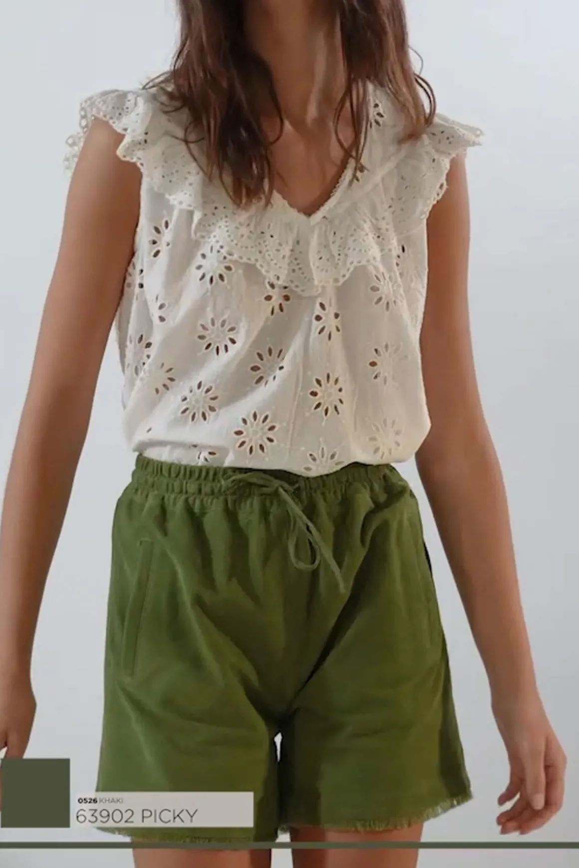 Short Femme Oakwood Picky Kaki 526