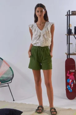 Short Femme Oakwood Picky Kaki 526