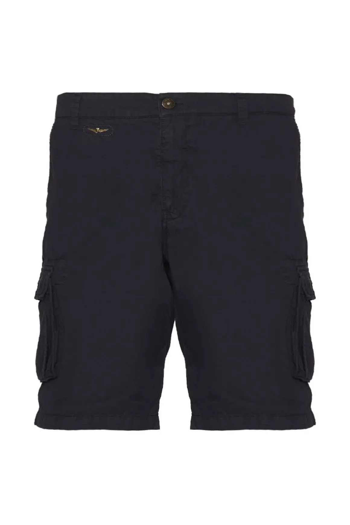 Short Homme Aeronautica Militare 231Be066Ct1122 08312 Blue Black