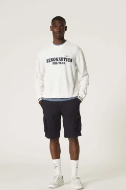 Short Homme Aeronautica Militare 231Be066Ct1122 08312 Blue Black